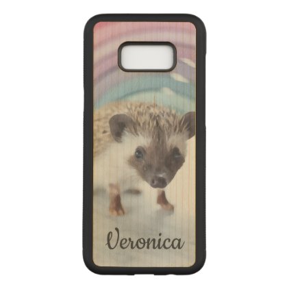 Personalized Colorfully Tiny Hedgehog Carved Samsung Galaxy S8+ Case