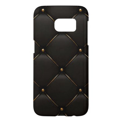 Black &amp; Gold Geometric Pattern Samsung Galaxy S7 Case