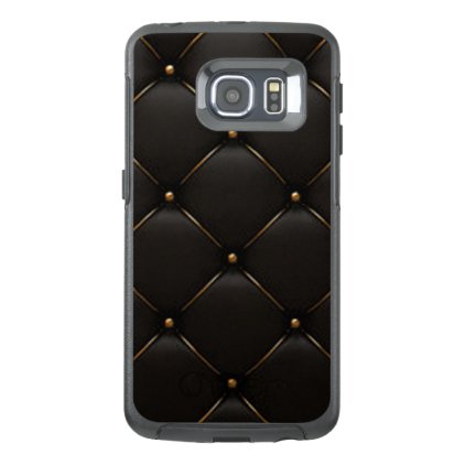 Black &amp; Gold Geometric Pattern OtterBox Samsung Galaxy S6 Edge Case