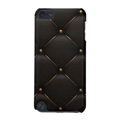 Black &amp; Gold Geometric Pattern iPod Touch 5G Cover