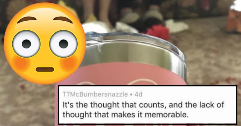Mom goes viral on the internet for accidentally buying her daughter a gift that spells out an awkward word on container.