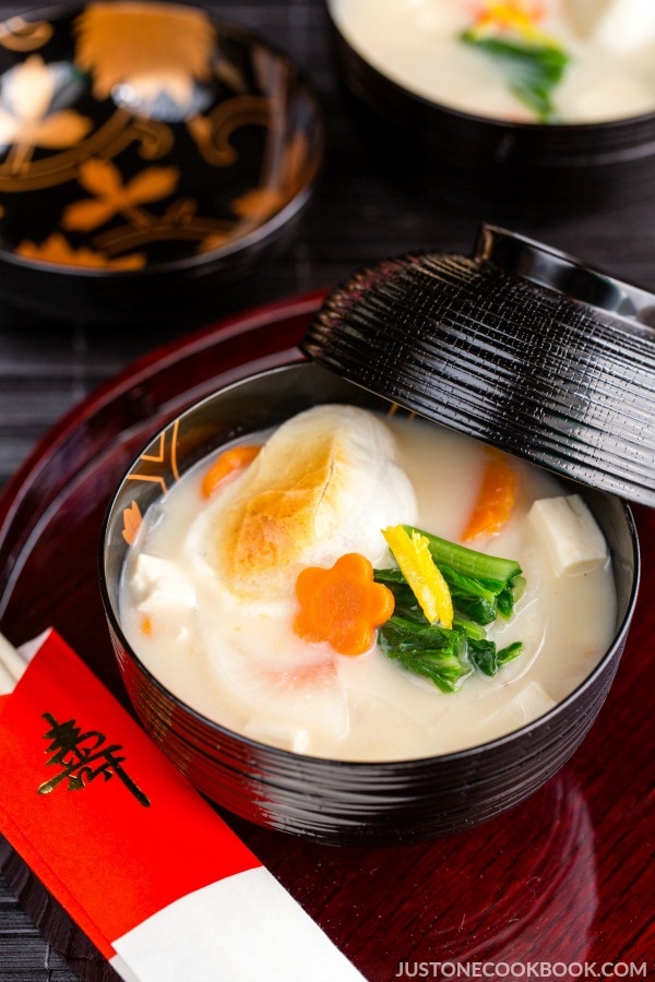 Ozoni - Japanese New Year's Soup (Kansai-Style) | Easy Japanese Recipes at JustOneCookbook.com