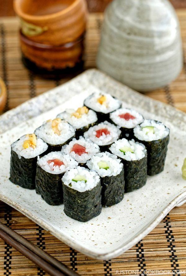 How To Make Sushi Rolls with Video & Step-By-Step Photo Tutorials | Easy Japanese Recipes at JustOneCookbook.com