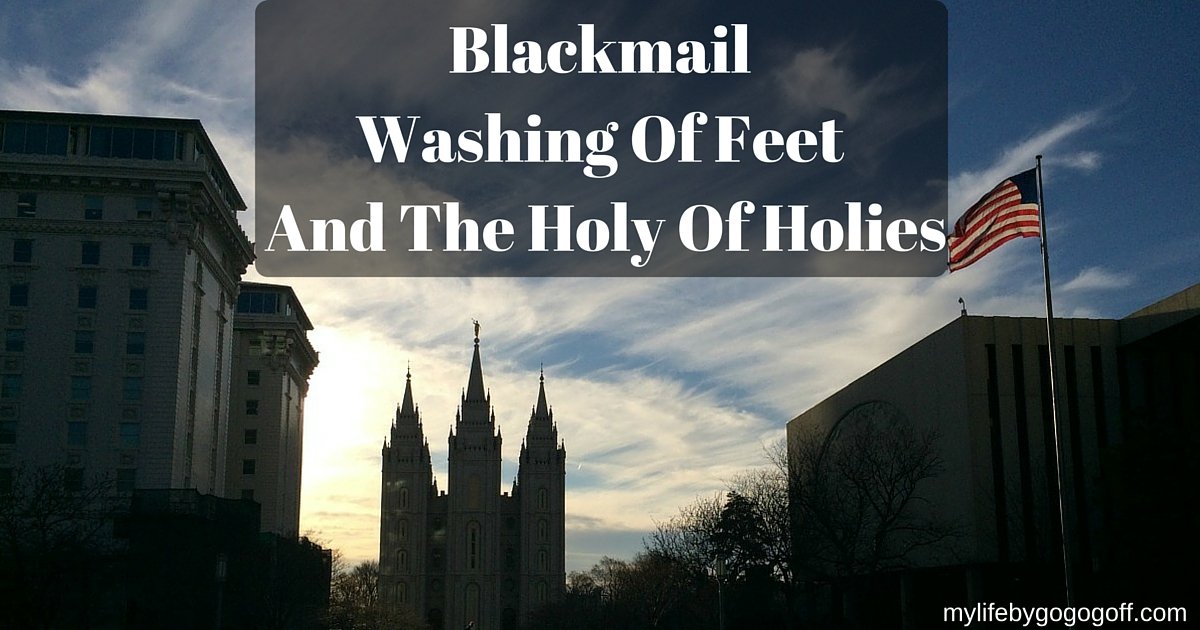 What does Blackmail have to do with the Holy of Holies? Or the Washing of Feet? A lot! Here is a brief history of this room within the Salt Lake Temple.
