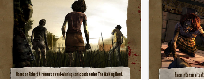 Walking-Dead-The-Game Best iPhone Action Games To Pass Time
