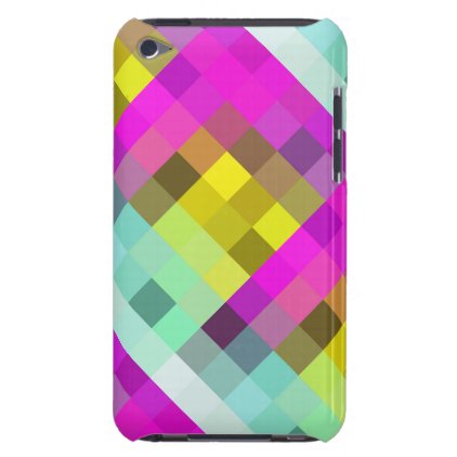 Cool &amp; Popular Neon Colored Mosaic Pattern iPod Case-Mate Case
