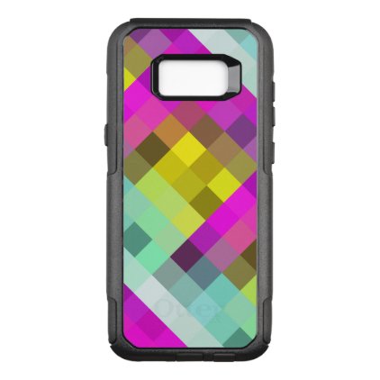 Cool &amp; Popular Neon Colored Mosaic Pattern OtterBox Commuter Samsung Galaxy S8+ Case
