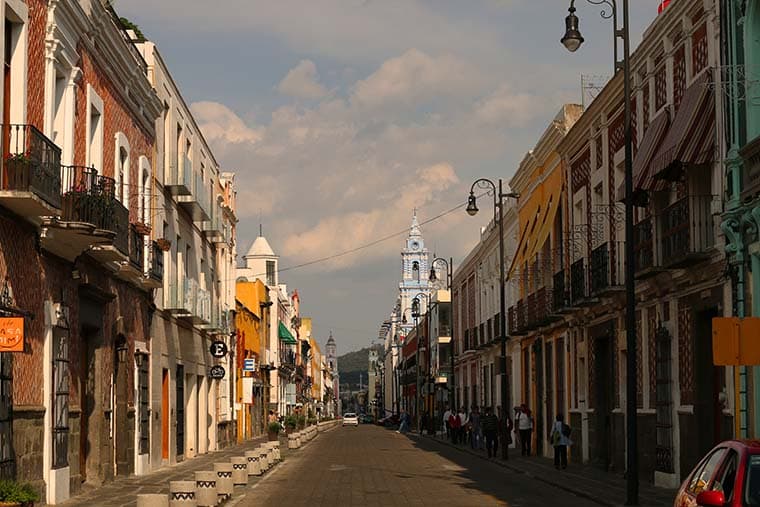 Puebla, Viagem