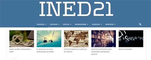 INED21, blog para la formación docente