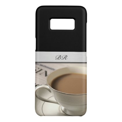 Monogram Coffee Theme Case-Mate Samsung Galaxy S8 Case