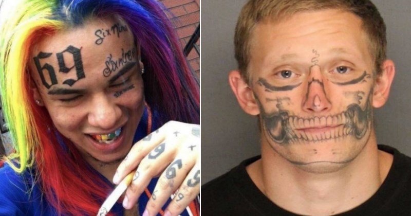 Unfortunately Planned Facial Tattoos That Will Freak You Out