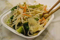 Mixed Veggies and Chop Suey from the Food Court (Vegan)