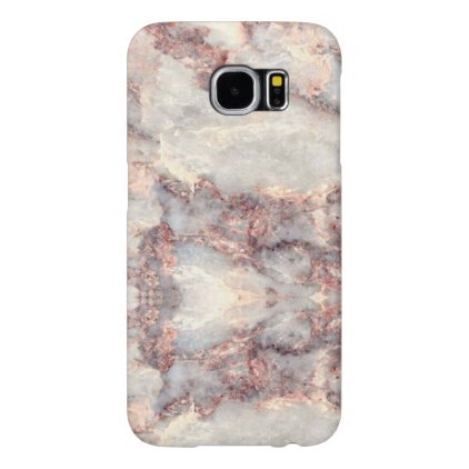 (pink, cream &amp; red marble) Galaxy S6 Samsung Galaxy S6 Case