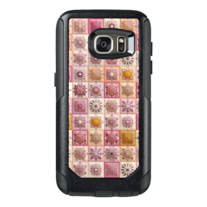 Vintage patchwork with floral mandala elements OtterBox samsung galaxy s7 case