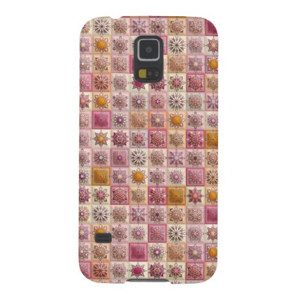 Vintage patchwork with floral mandala elements case for galaxy s5