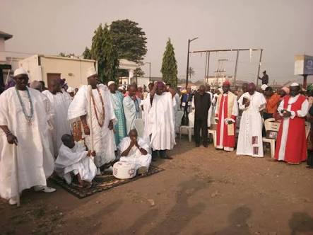 ‘God Is The King Of Kings’: Ooni of Ife Joins Christians for Prayers