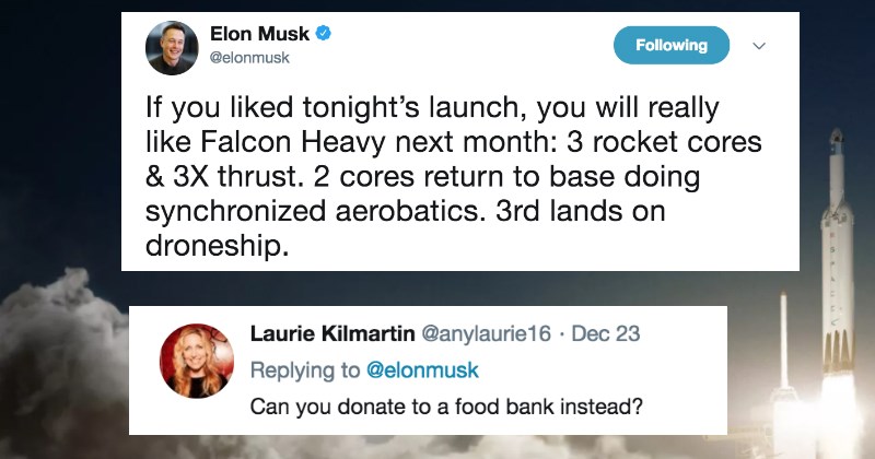 Idiot Gets Annihilated By Twitter After They Try to Give Elon Musk Grief For SpaceX