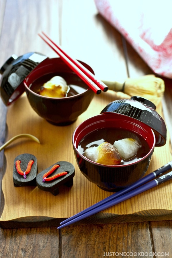 Zenzai (Japanese Sweet Red Bean Soup) | Easy Japanese Recipes at JustOneCookbook.com