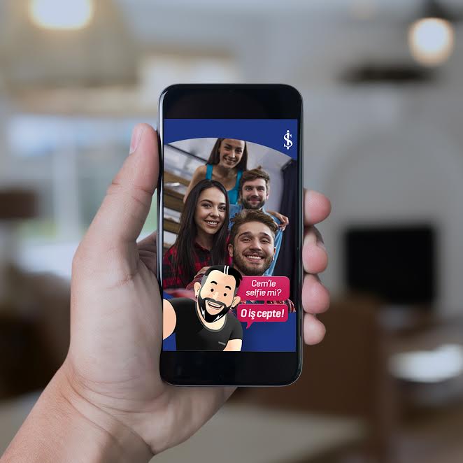 Snapchat’ten İş Bankası sponsorluğunda Cem Yılmaz’lı filtre