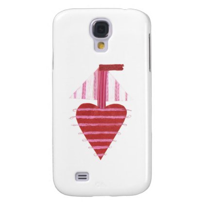 Loveheart Boat Samsung Galaxy S4 Case