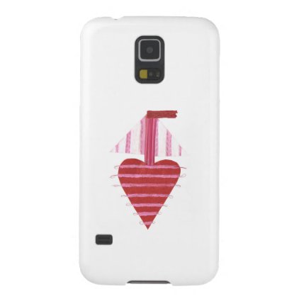 Loveheart Boat Samsung Galaxy S5 Case