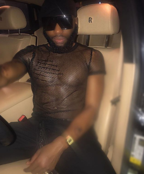 Checkout Swanky Jerry’s look to Davido’s concert