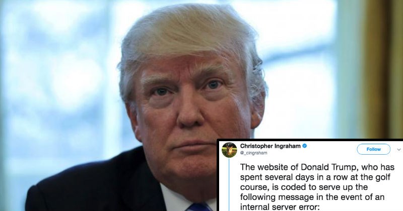Donald Trump's team fails terribly after trying to insult Obama in his website code.