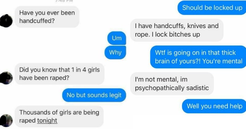 Psychopath Threatens His Female Coworkers With Violent Rape and is Promptly Reported to Police
