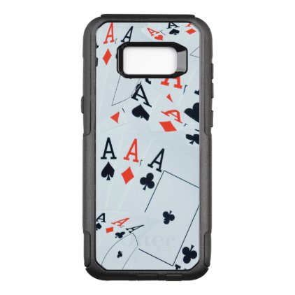 Aces In A Layered Pattern, OtterBox Commuter Samsung Galaxy S8+ Case