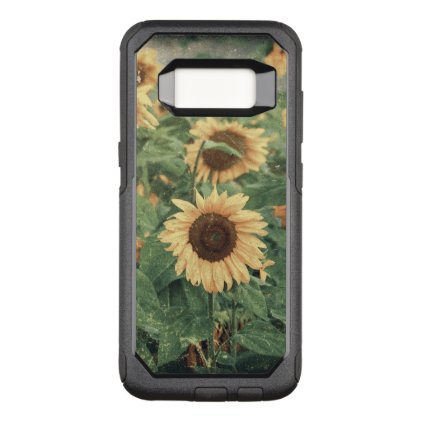 Field Of Grunge Yellow Pink Giant Sunflowers OtterBox Commuter Samsung Galaxy S8 Case