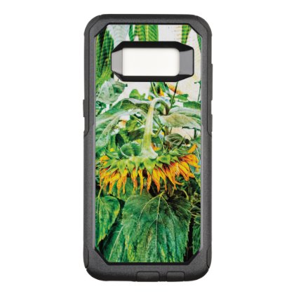 Grunge Yellow Hanging Giant Sunflower OtterBox Commuter Samsung Galaxy S8 Case
