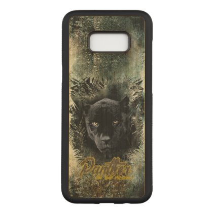&quot;Panther on the Prowl&quot; Carved Samsung Galaxy S8+ Case