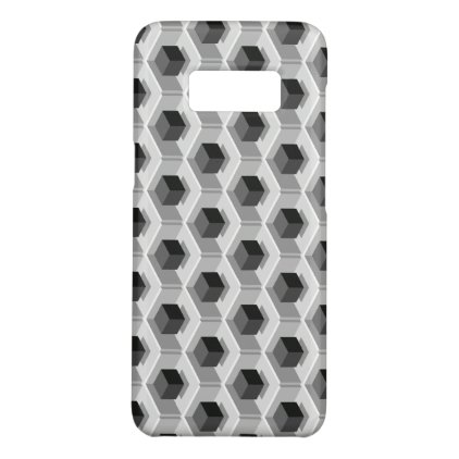Black Cube Pattern Isometric Case-Mate Samsung Galaxy S8 Case