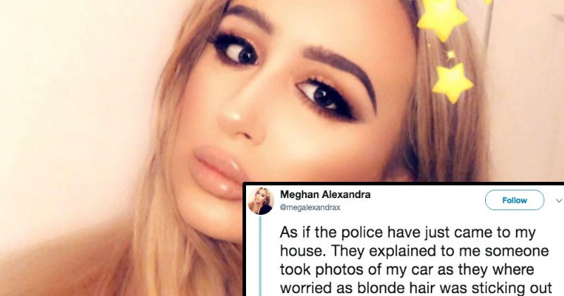 Woman tweets a story about a hilarious misunderstanding she has with cops over something in trunk of her car.