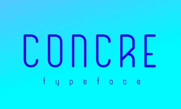 7-Concre-Typeface