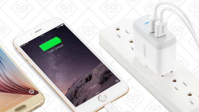 Anker's Travel-Friendly PowerPort 2 Charger Is Just $8 Today
