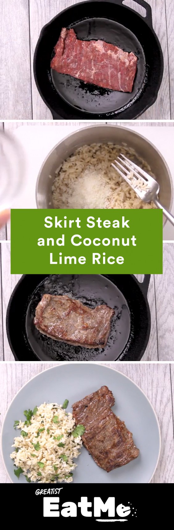 Eat Me Video: Skirt Steak and Coconut Rice