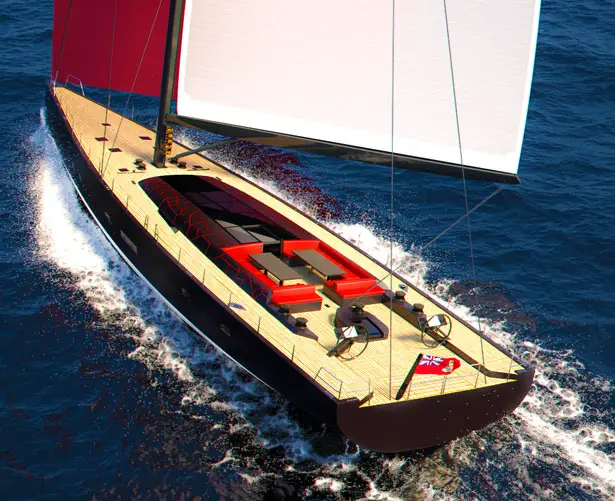 Nadir Sailing Yacht by Ferrari Franchi Design