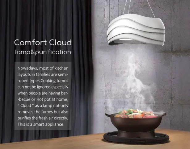 Comfort Cloud - Lamp and Air Purification by Yimu Yang, Yunpeng Li, and Jiaqi Li