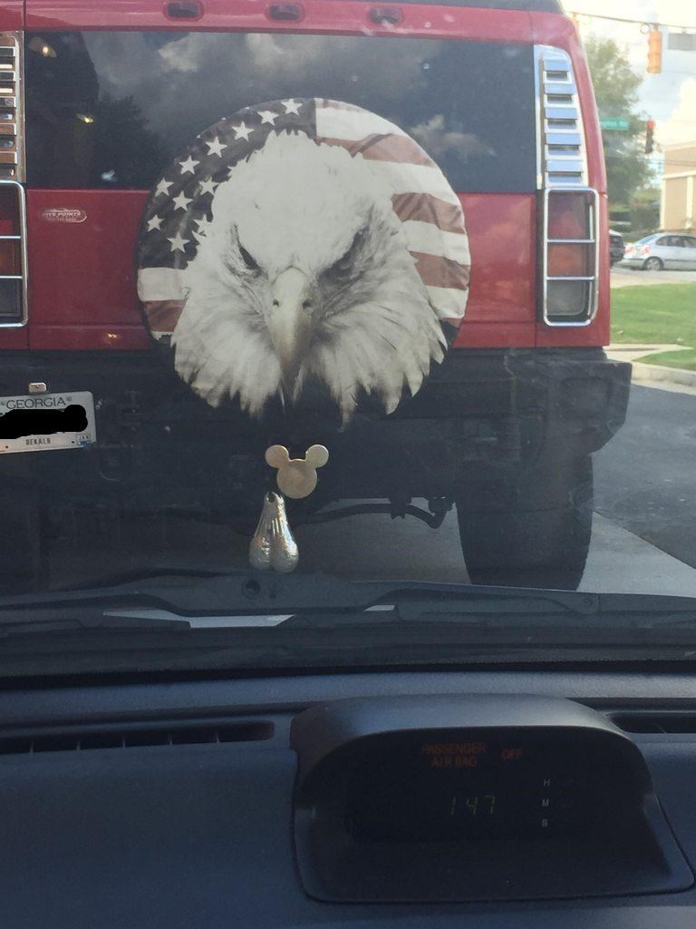 eagle,car,america,truck nuts