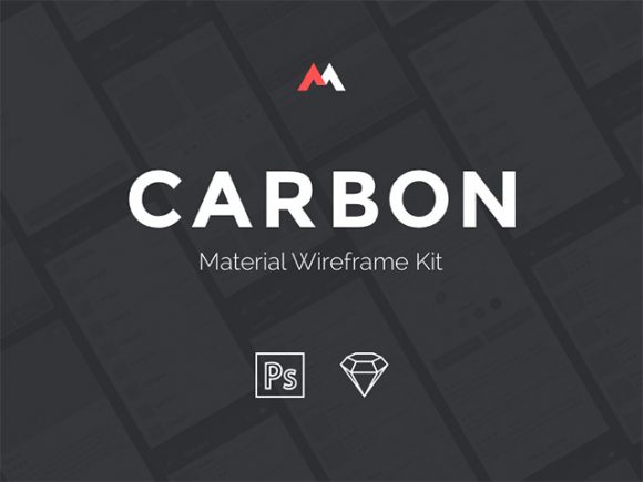 2 Carbon Material UI kit for ecommerce apps