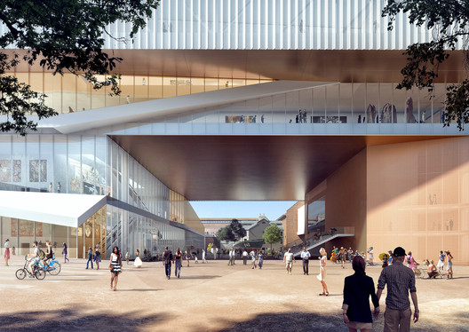New Museum – Museum Street entrance. Image Courtesy of HASSEL + OMA