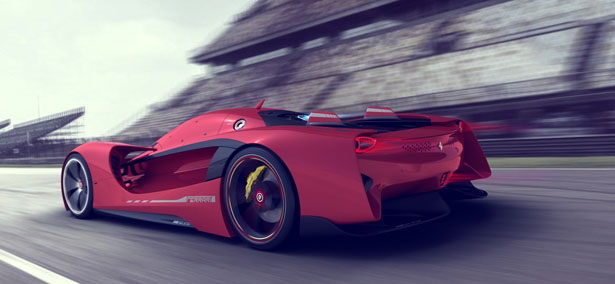 Vision GT Concept Car Proposal for Ferrari by Peter Spriggs