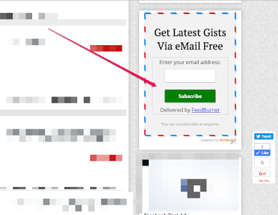 mailmunch feedburner sample embedded email marketing form