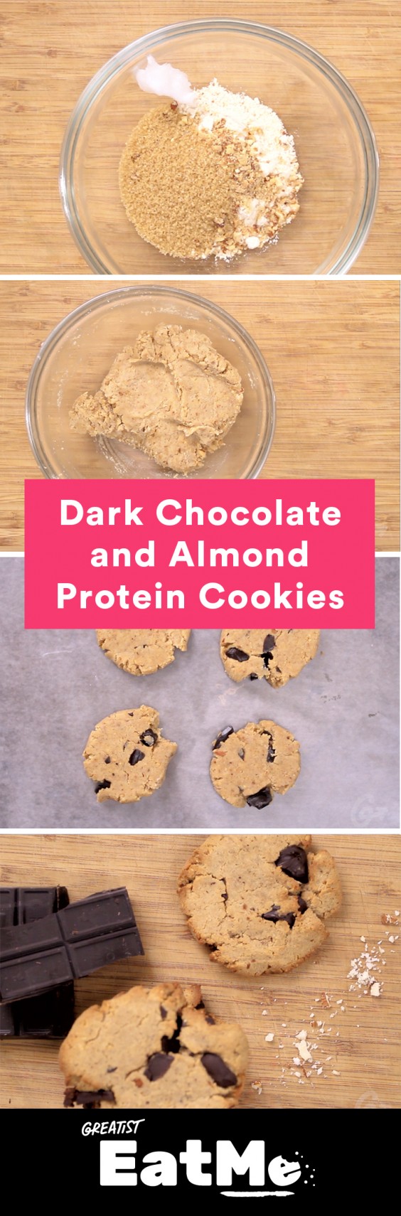 Eat Me Video: Dark Chocolate and Almond Cookies