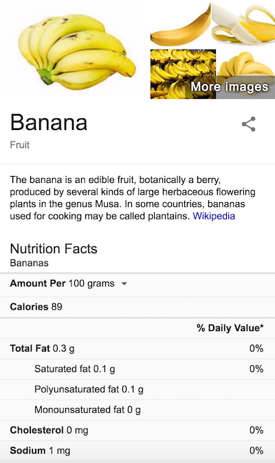 google banana search