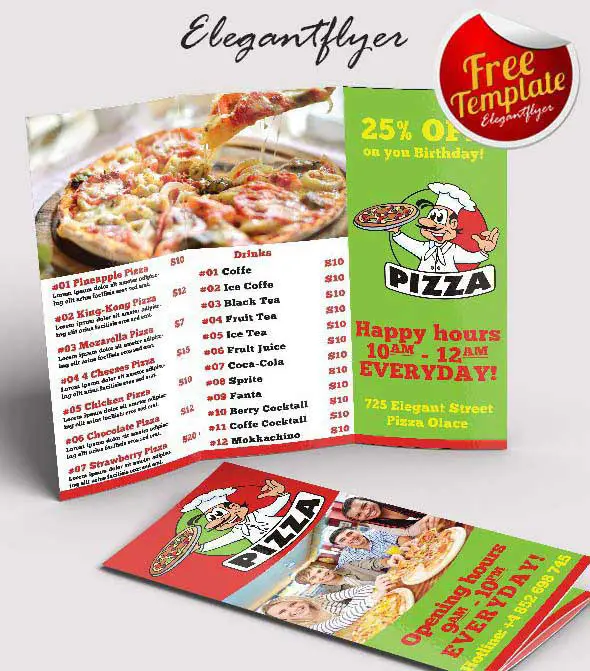 2-Free-Tri-Fold-Pizza-Place-Brochure