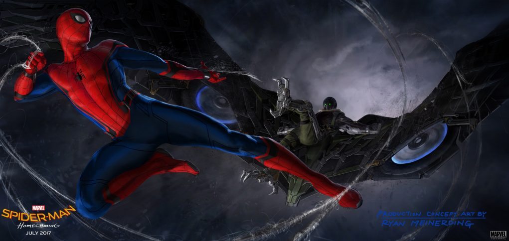 Concept art Spider-Man Homecoming