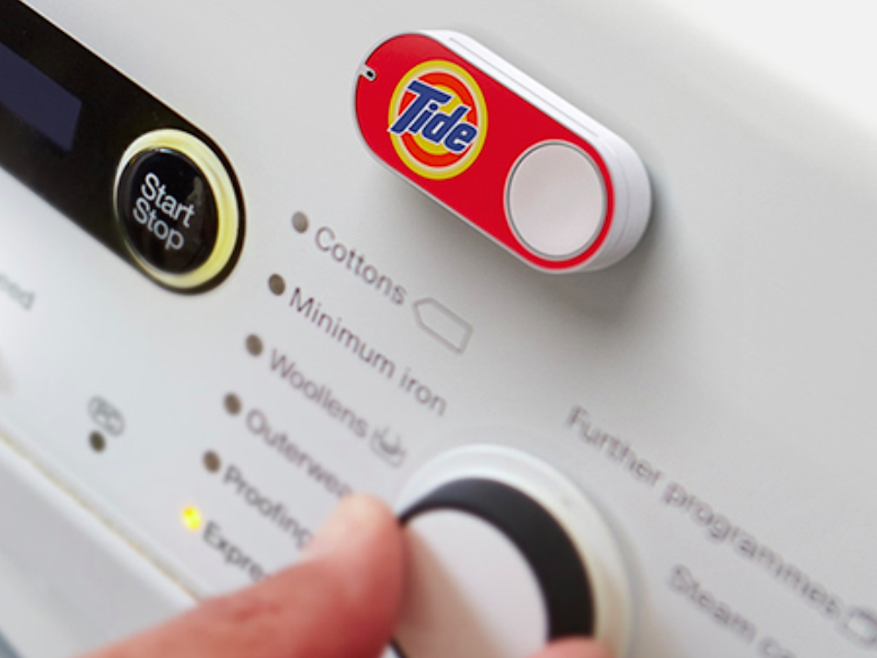 amazon dash button washing machine
