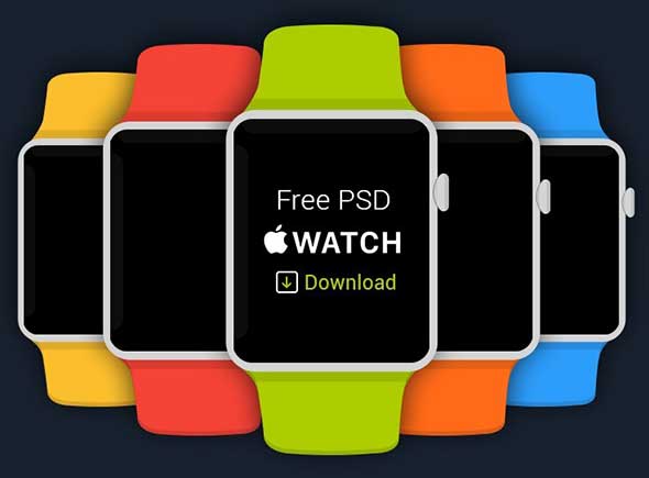 12-5-Flat-Apple-Watch-Templates-PSD
